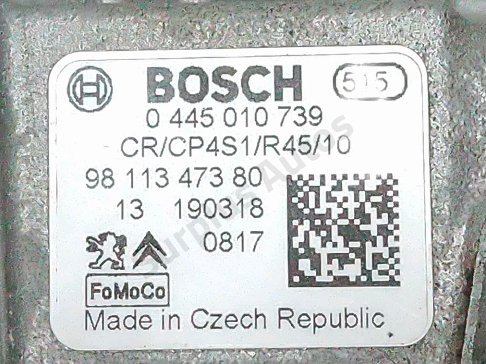 Pompe haute pression