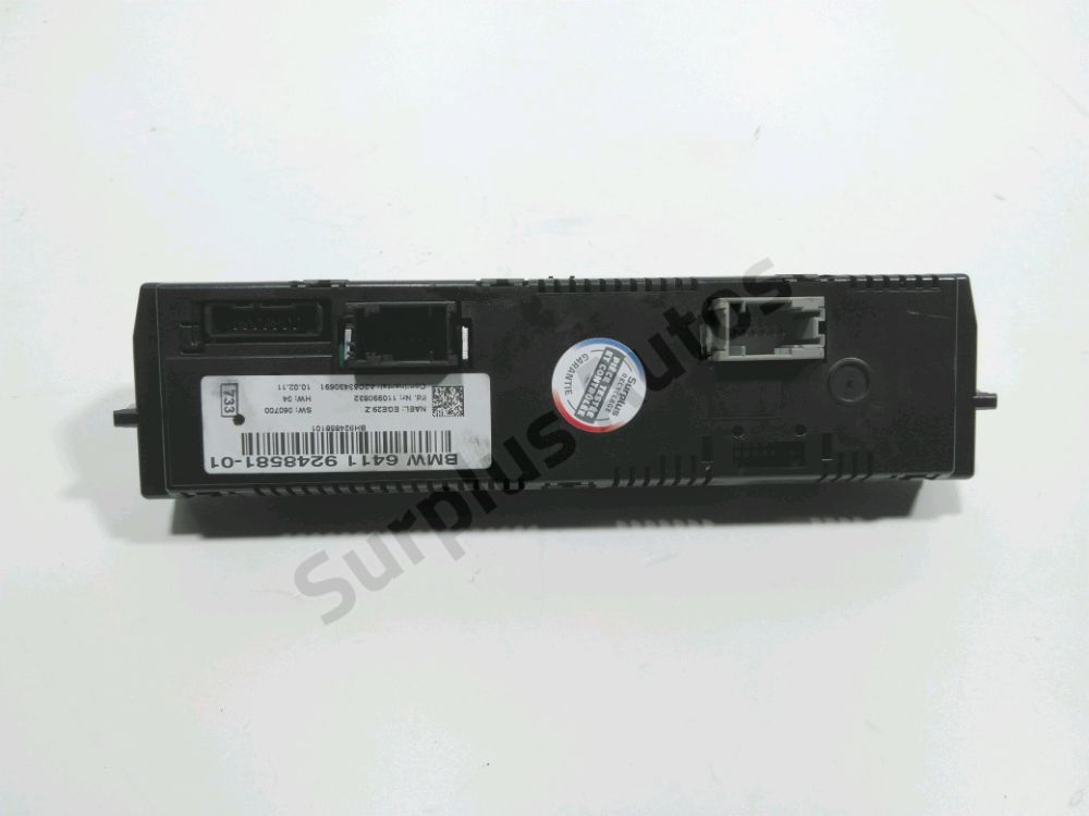 Commande de chauffage