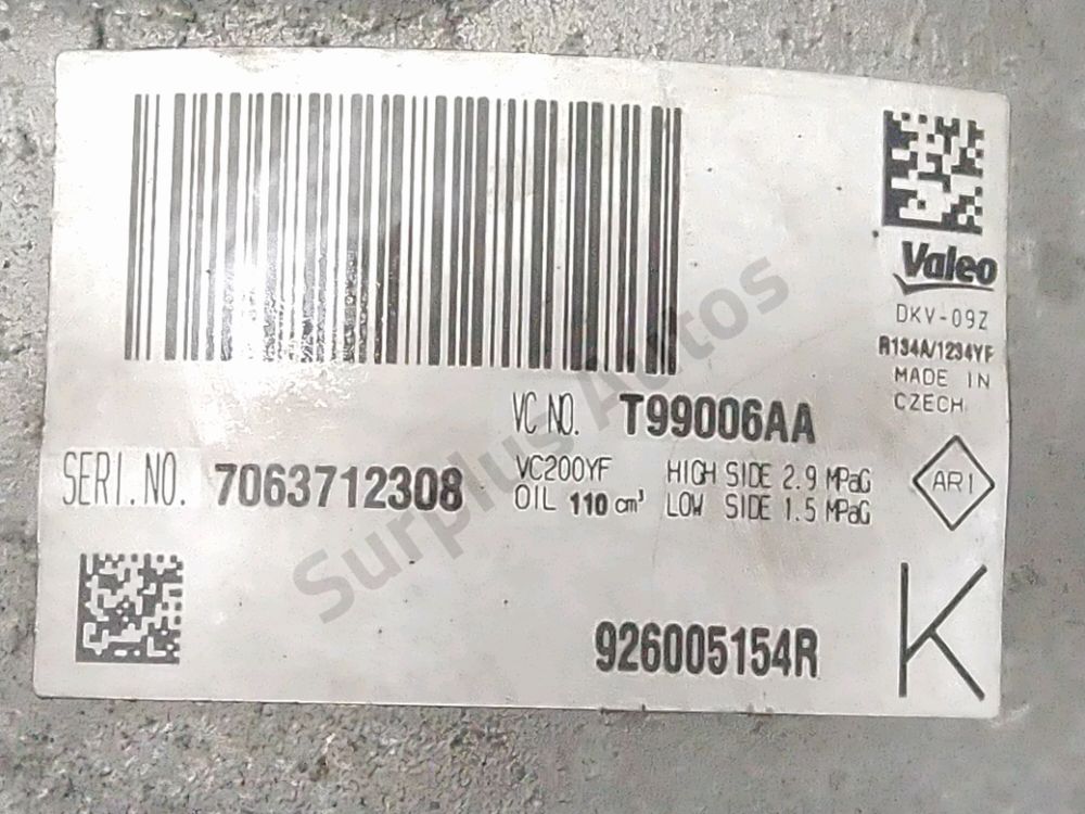 Compresseur de climatisation