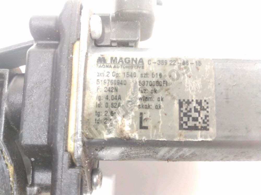 Lève-vitre électrique avant gauche