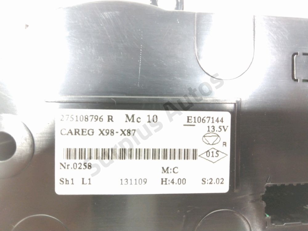 Commande de chauffage