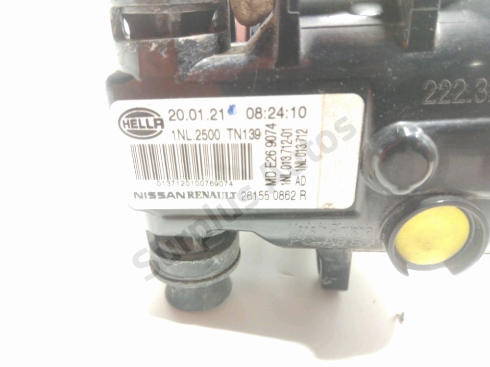 Antibrouillard avant gauche