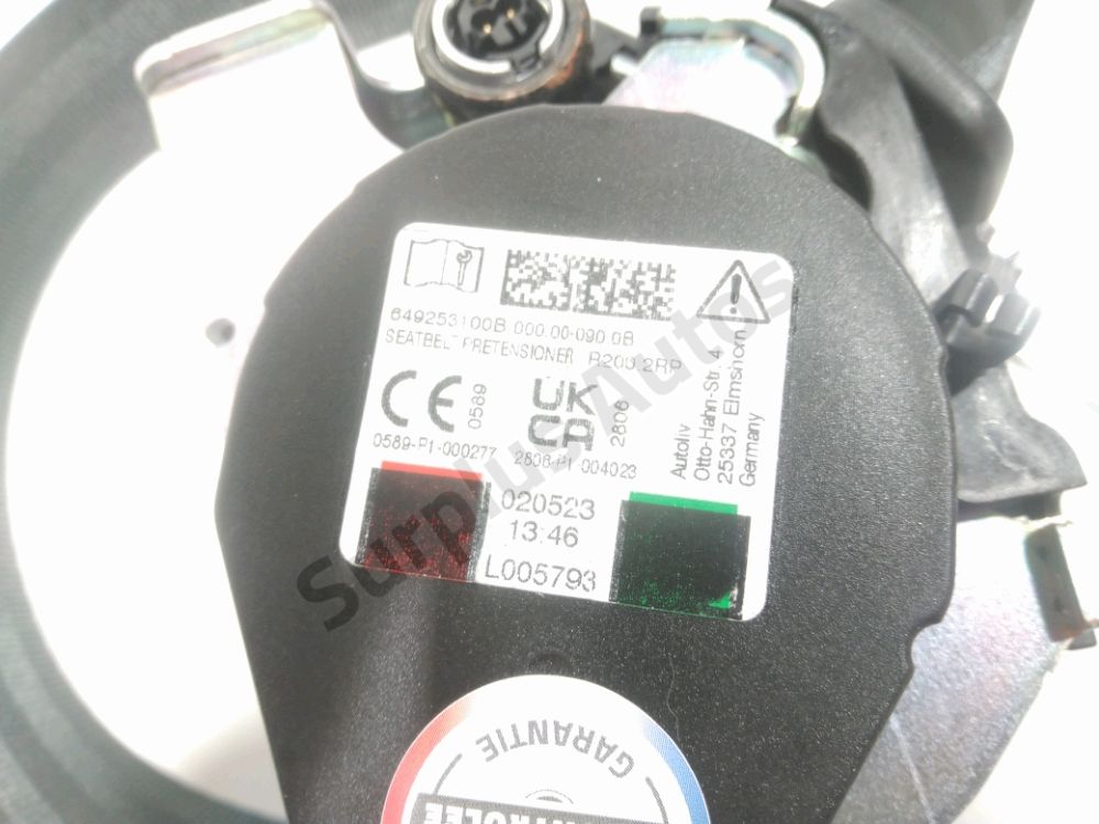 Ceinture arrière droite