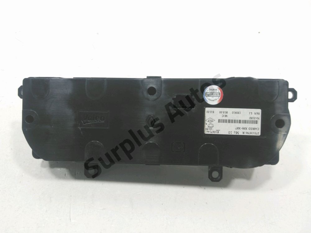 Commande de chauffage