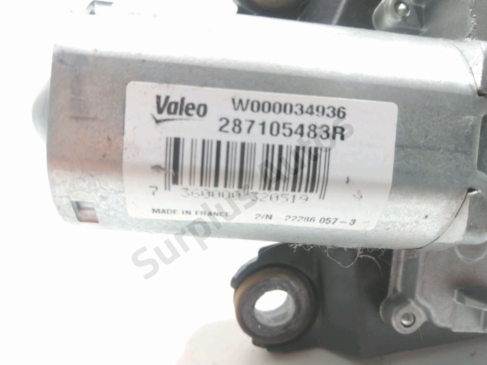 Moteur d'essuie glace arrière