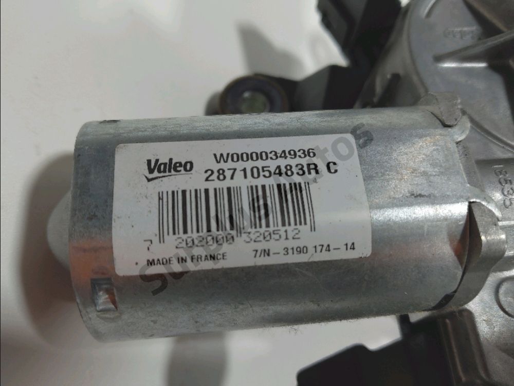 Moteur d'essuie glace arrière