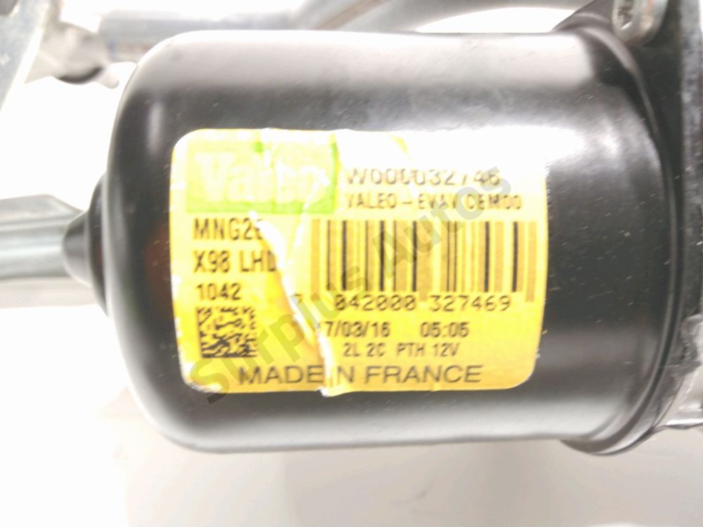 Mécanisme + moteur d'essuie glace avant