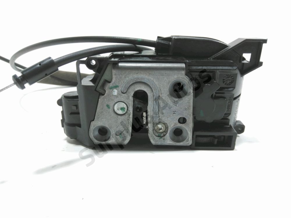 Serrure de porte coulissante droite