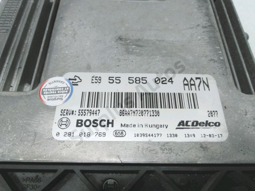 Calculateur moteur