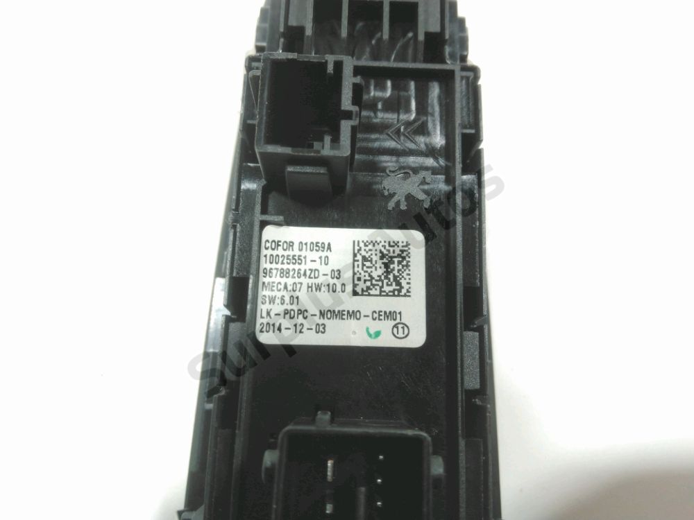 Commande lève-vitre avant gauche