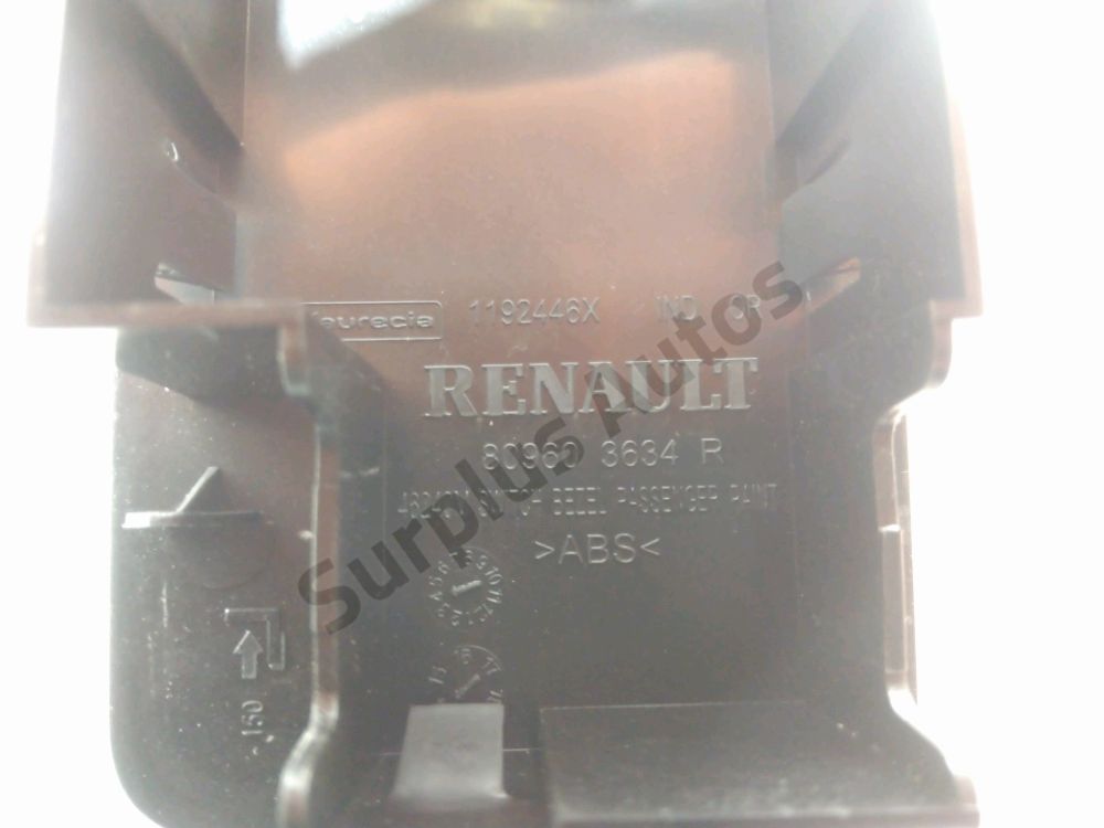 Commande lève-vitre avant droit