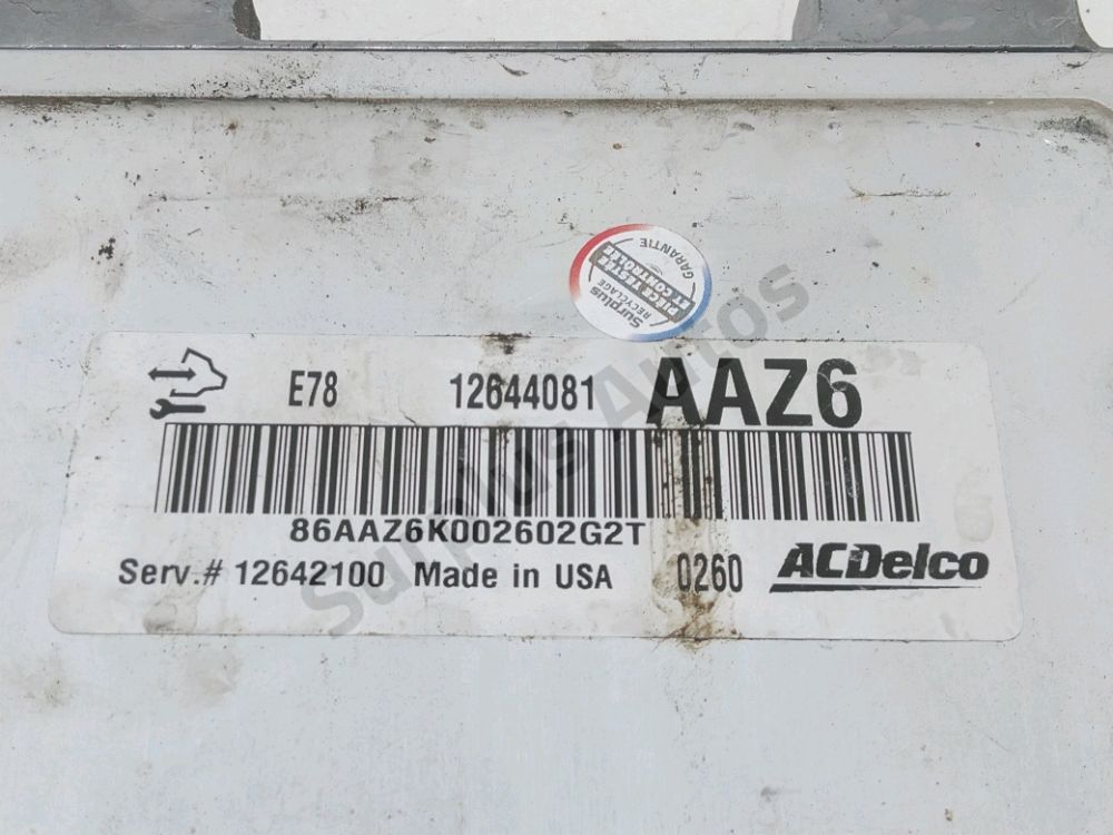Calculateur moteur