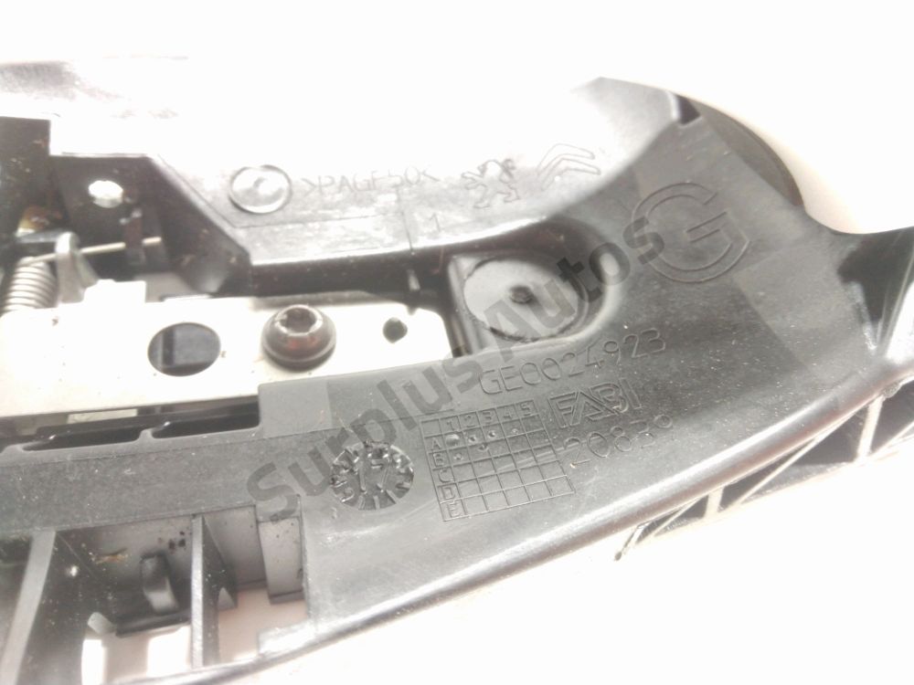 Poignée extérieure arrière gauche