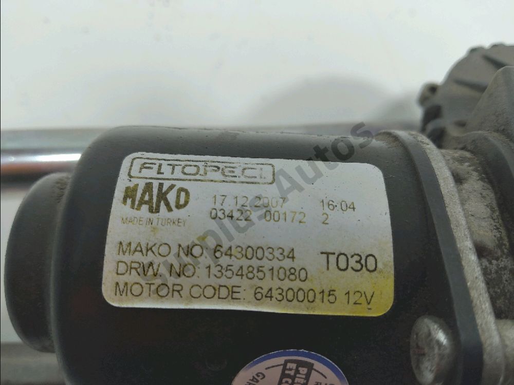 Mécanisme + moteur d'essuie glace avant