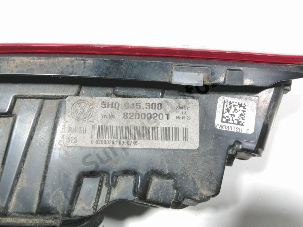 Feu arrière intérieur droit