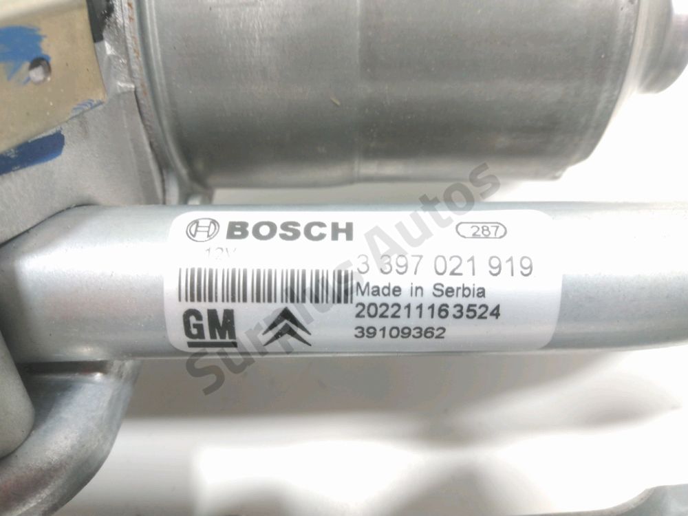 Mécanisme + moteur d'essuie glace avant