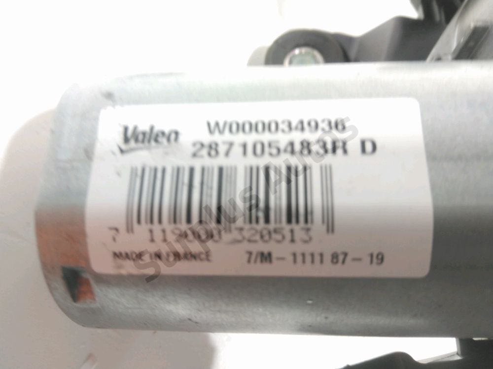 Moteur d'essuie glace arrière