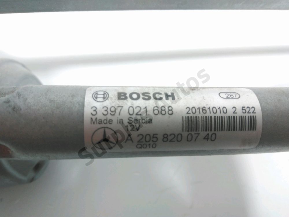 Mécanisme + moteur d'essuie glace avant