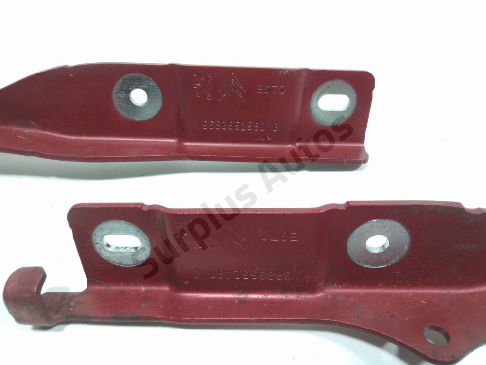 Jeu de charnières de capot