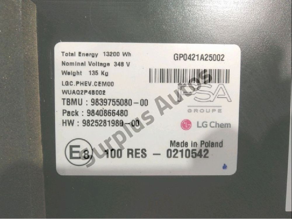 Batterie de traction