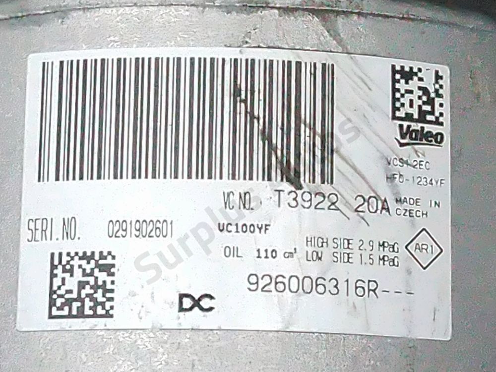 Compresseur de climatisation