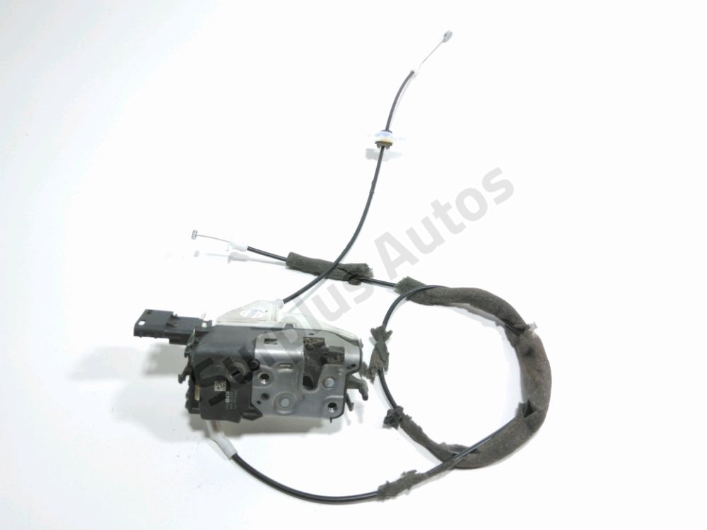 Serrure de porte coulissante droite