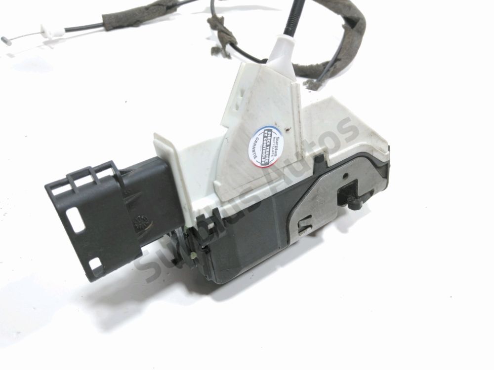 Serrure de porte coulissante droite