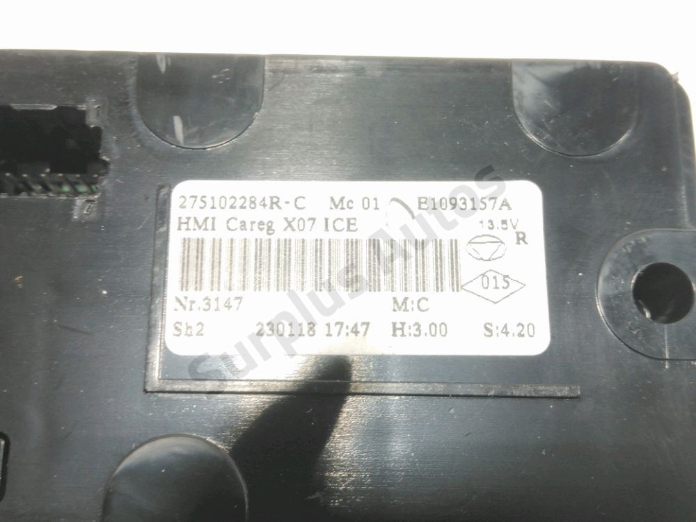 Commande de chauffage