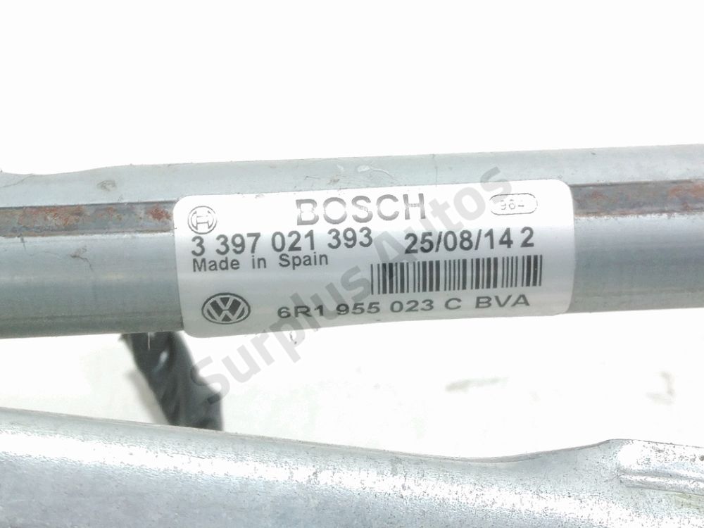Mécanisme + moteur d'essuie glace avant