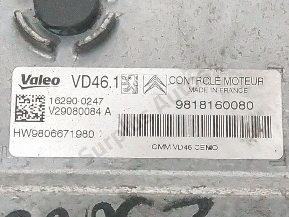 Calculateur moteur