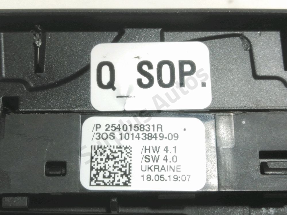 Commande lève-vitre avant gauche