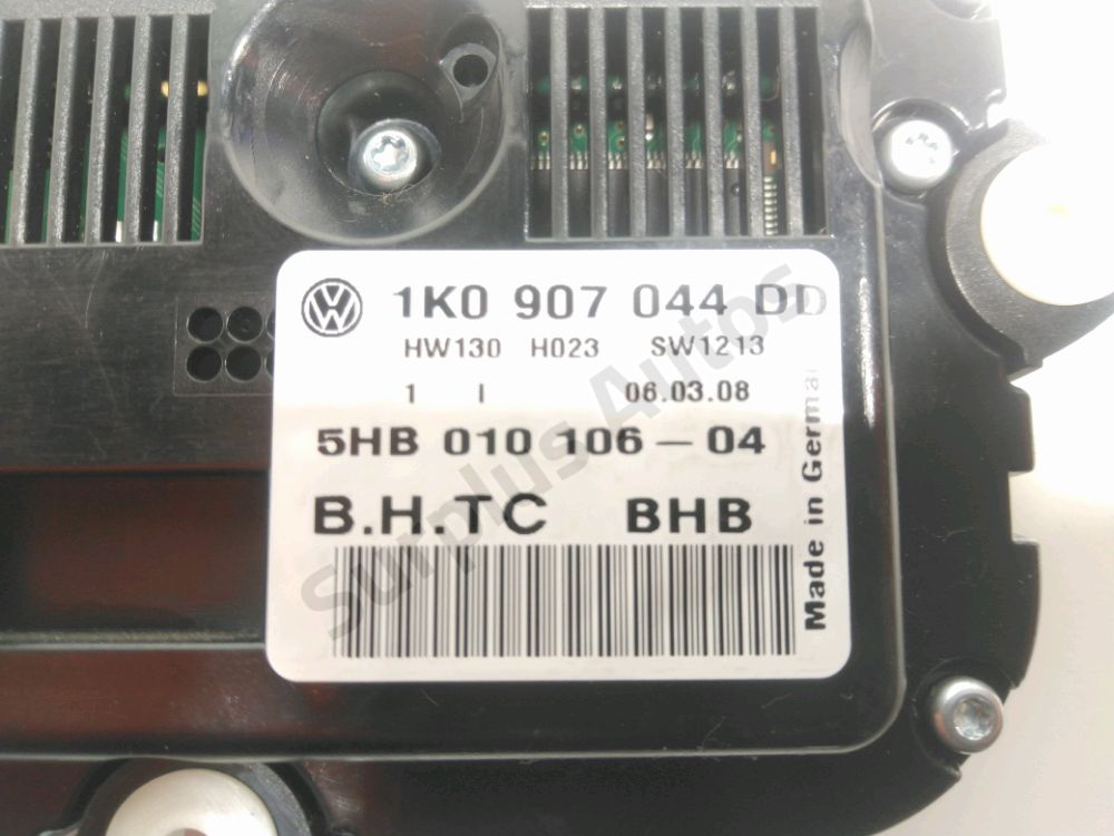 Commande de chauffage