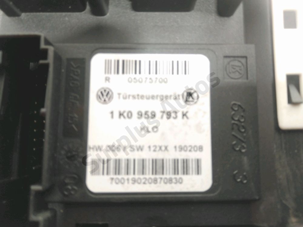 Lève-vitre électrique avant gauche