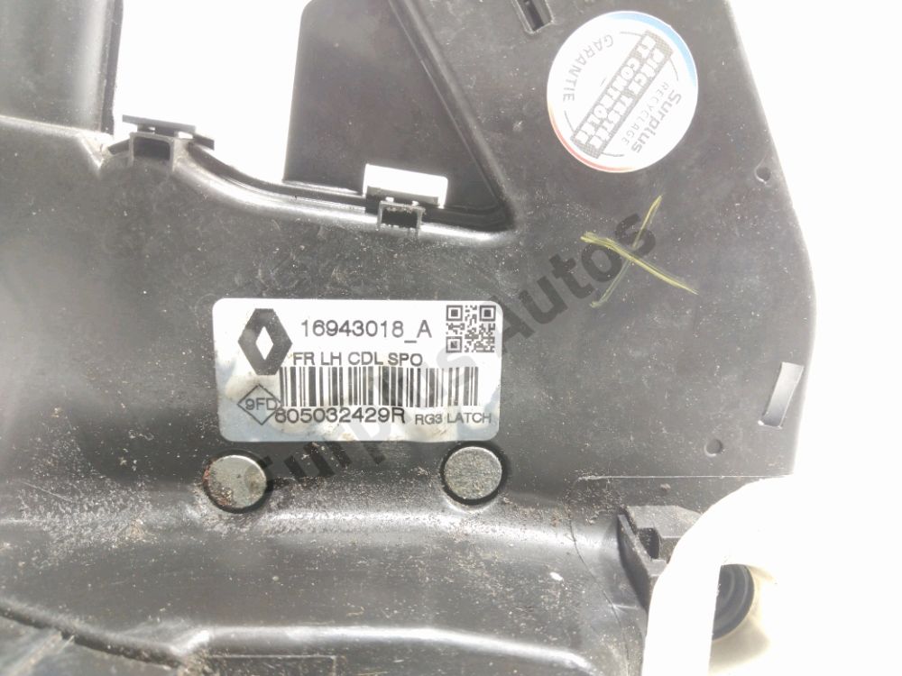 Serrure de porte avant gauche