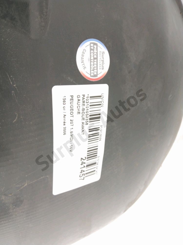 Pare-boue avant gauche