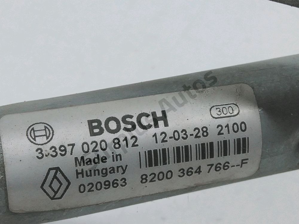 Mécanisme + moteur d'essuie glace avant