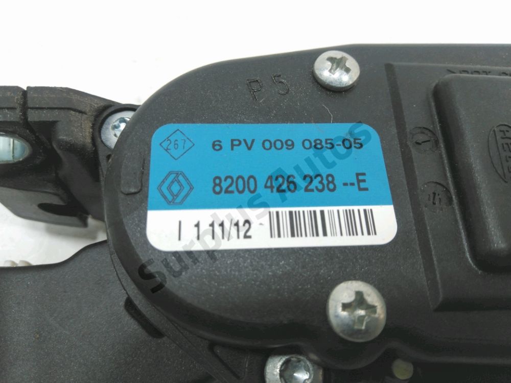 Pédale d'accélérateur