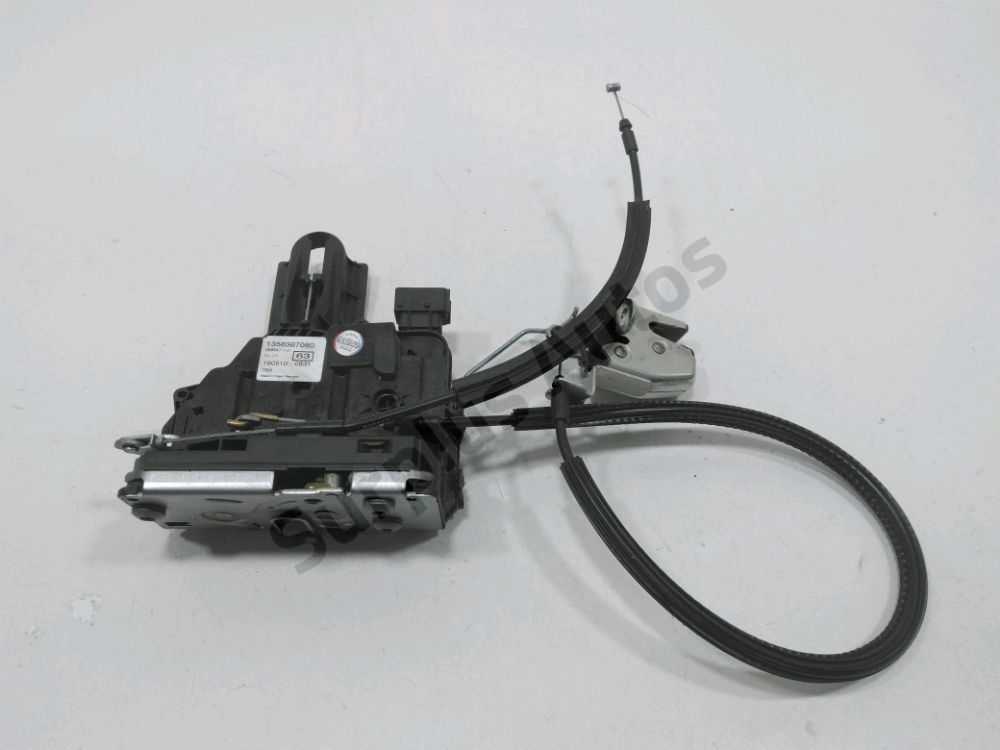 Serrure de porte battante arriere gauche