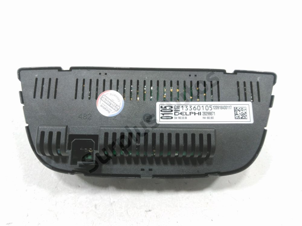 Commande de chauffage