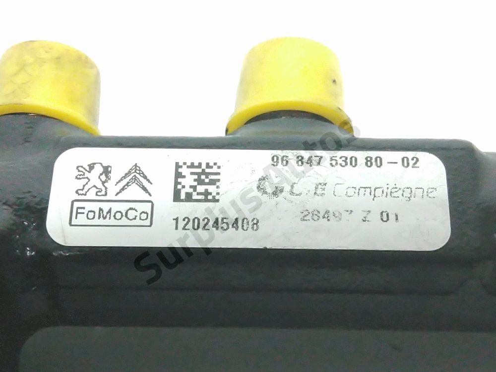 Rampe d'injection