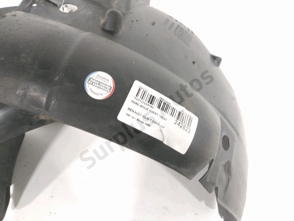 Pare-boue avant droit