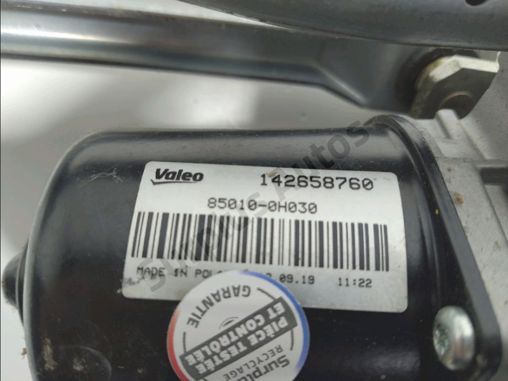 Mécanisme + moteur d'essuie glace avant