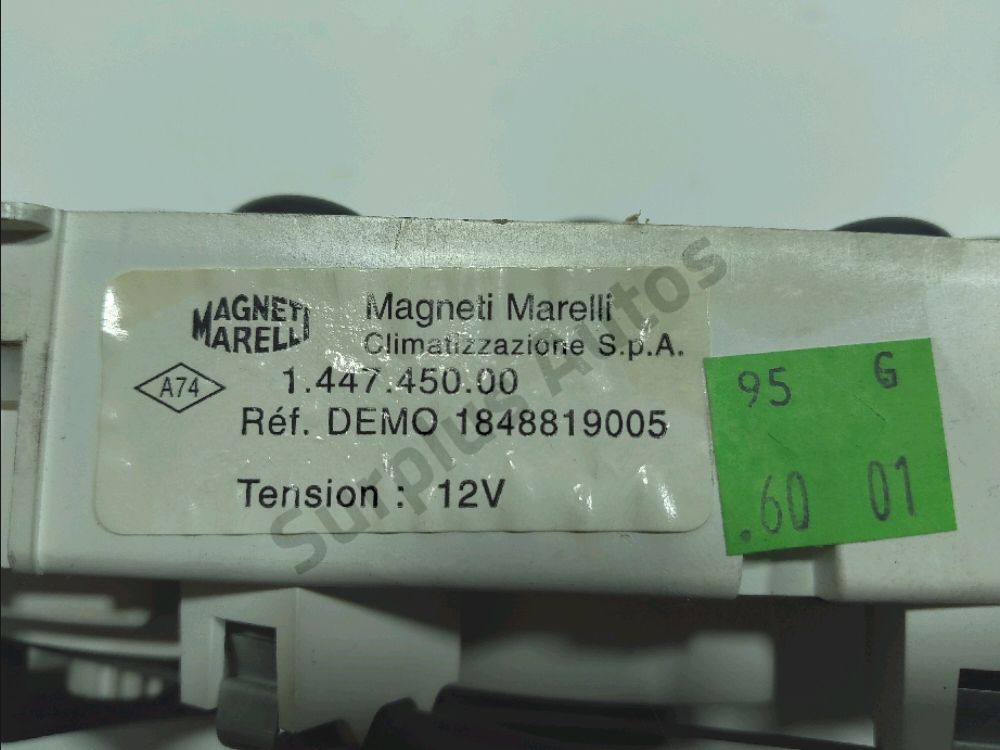 Commande de chauffage