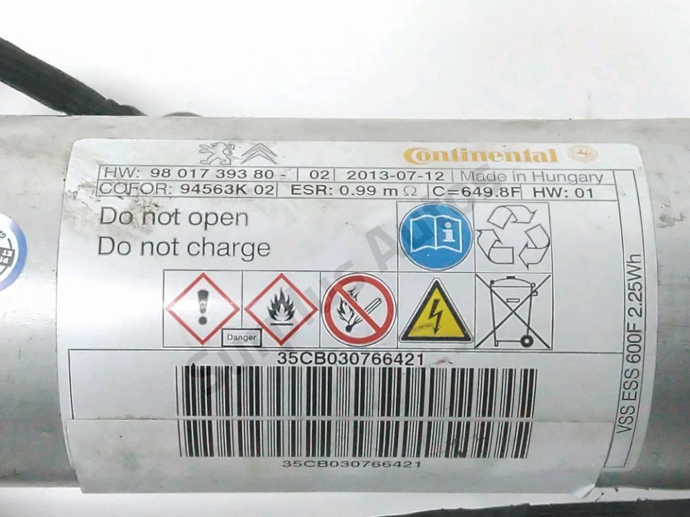 Accumulateur Start & Stop