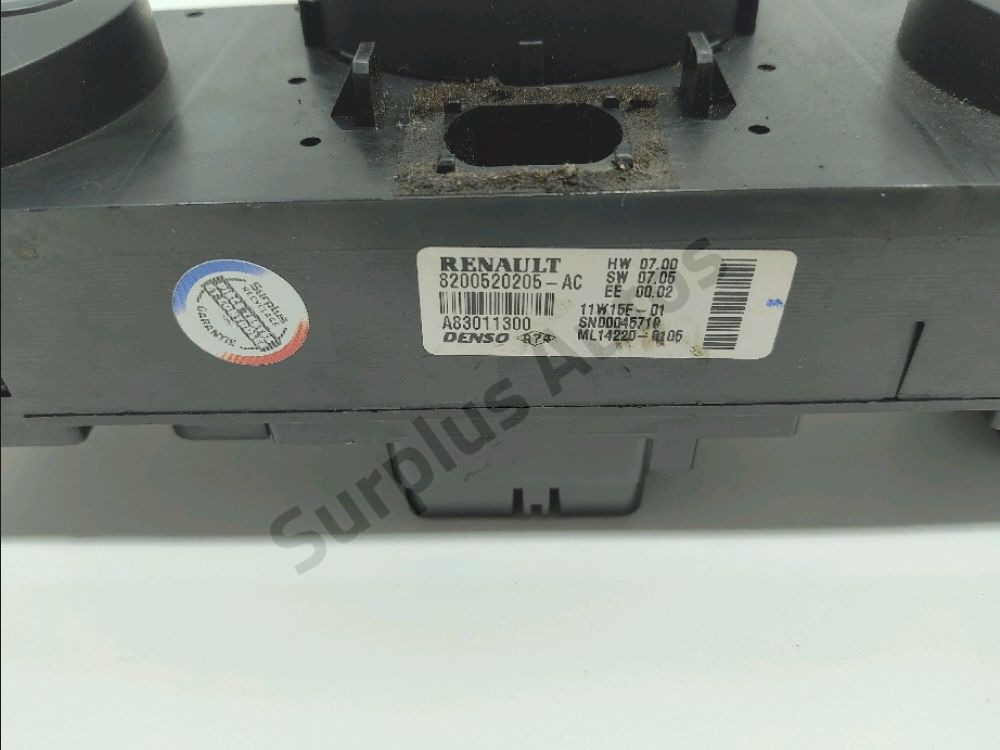 Commande de chauffage