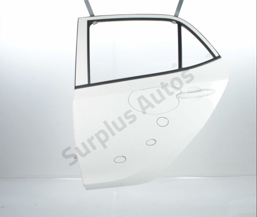 Porte arrière gauche