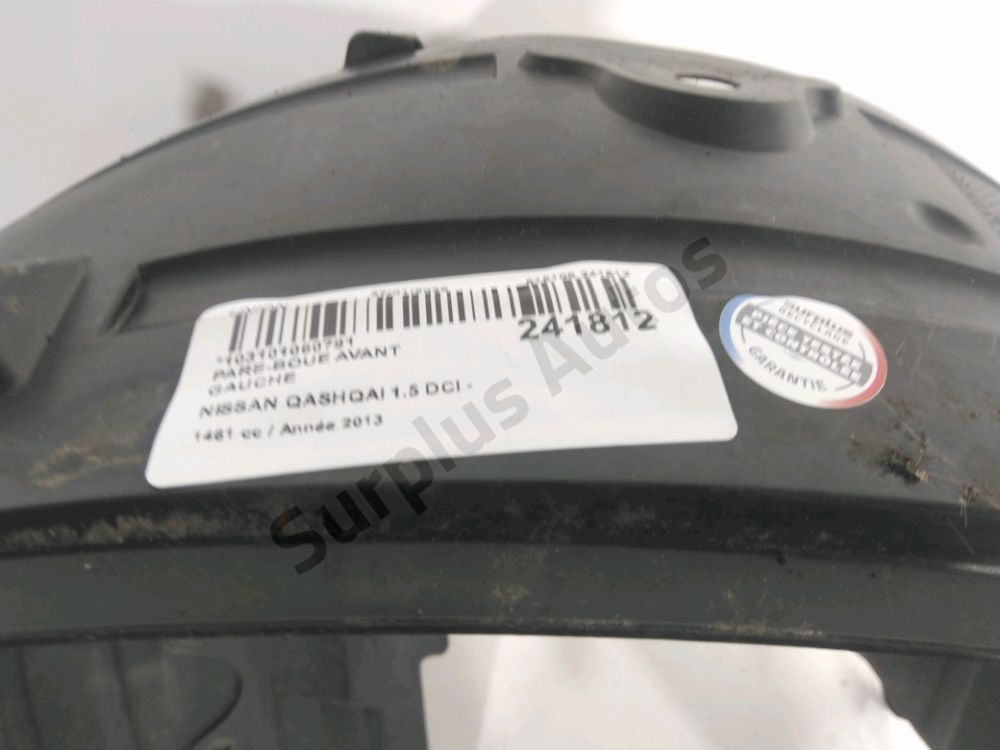 Pare-boue avant gauche