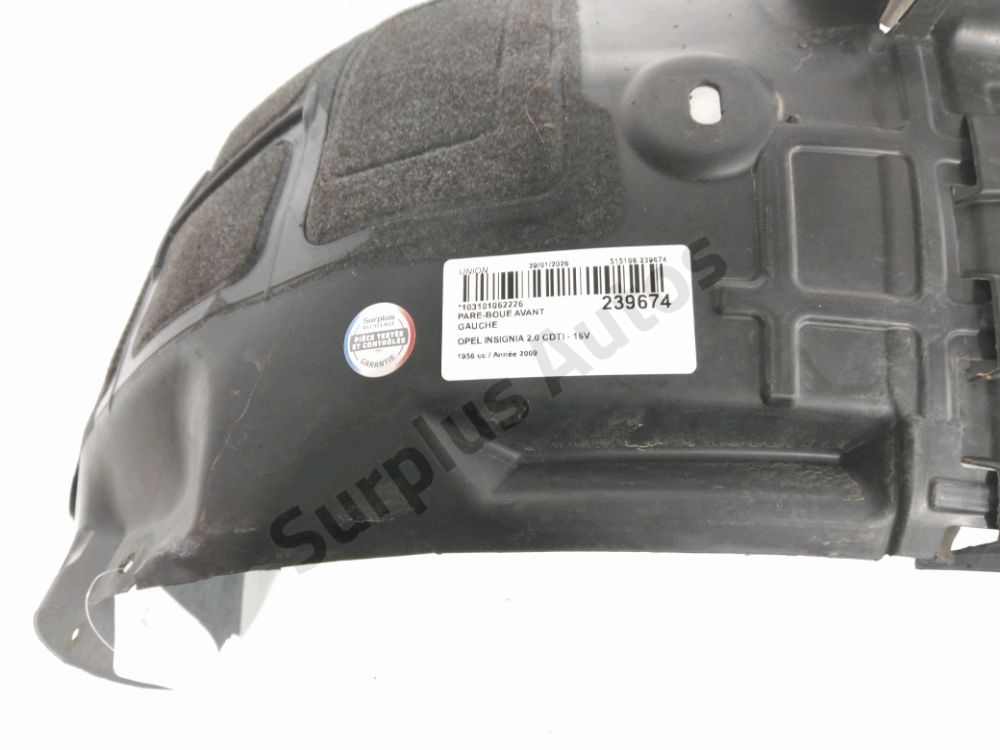 Pare-boue avant gauche