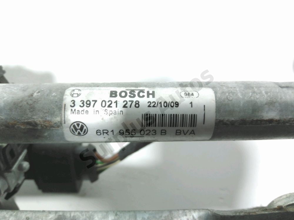 Mécanisme + moteur d'essuie glace avant