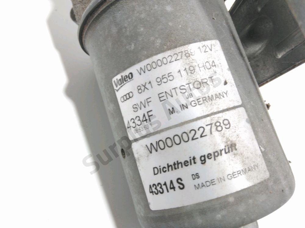 Mécanisme + moteur d'essuie glace avant